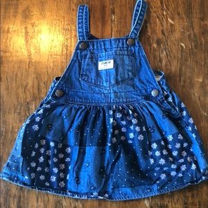 Osh Kosh overall dress. Size 2T